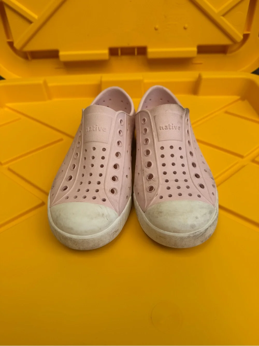 Native Kids Slip-On Water Shoes in Light Pink